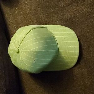 GREEN pinstripe hat